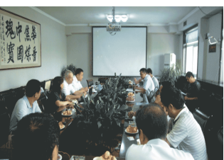 2010年在华晋焦煤进行技术交流